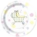 Design Design Nine Months Bassinet, Salad/ Desert Plate, 8-CountPackages (Pack of 6)