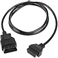 Docooler Obd-ii Obd2 16pin Male to Female Extension Cable Diagnostic Extender 150cm (5ft)