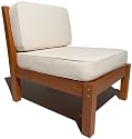 Strathwood Balboa Deep Seat Armless Chair with Cushion