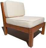 Strathwood Balboa Deep Seat Armless Chair with Cushion