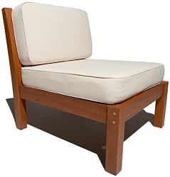 Strathwood Balboa Deep Seat Armless Chair with Cushion stores