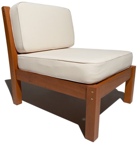 Strathwood Balboa Deep Seat Armless Chair with Cushion
