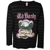 Ed Hardy Peace, Love, Tattoo Embrdrd L/S T - Men'