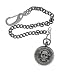 Nemesis Skull Gunmetal Pocket Watch with Chain