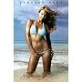 Jessica Alba in Blue Bikini, Photo Print Poster - 24x36