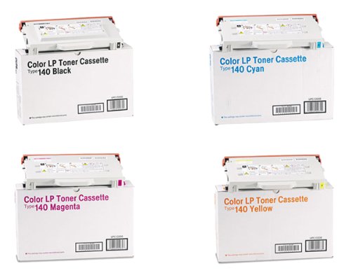 Ricoh Aficio SPC210SF Color Laser Printer OEM Toner Cartridge Set