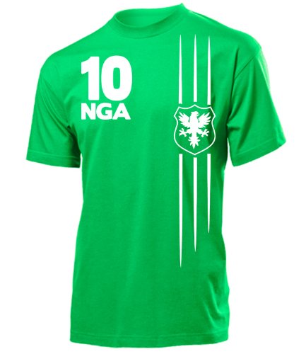 NIGERIA FUSSBALL WM FANSHIRT 3304(H-Kellygrün) Gr. XL