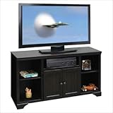 Newport 55" TV Stand in Brown Cherry