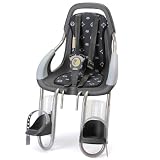 Qibbel(キュベル)自転車用チャイルドシート フロントタイプ 着せ替えキット Family Black(ファミリー ブラック)・専用取付ステム 3点セット Q140-512 FAMILY