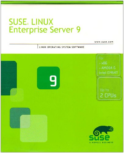 SUSE Linux Enterprise Server 9 (x86 and AMD64 & Intel EM64T Software Media Kit English and German and 1-Server up to 2-CPU Annual Upgrade Protection) (Linux)