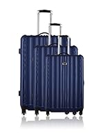 Travel One Set de 3 trolleys rígidos Albury (Azul)