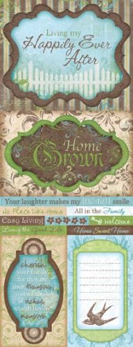 Home Grown Welcome Home Cardstock Stickers 4.5