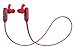 Sweat Proof & Water Proof Bluetooth Headphones - Wireless Earbuds for Working Out, Sports, Running, Gym, Exercise - NeoJDX Wingz - Red
