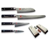 Kasumi Knives - Damast Basic Knife Set 2 - 6 psc