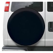 Classic Accessories 75387 Black Universal Fit Spare Tire Cover, Fits wheel diameter 30" - 33"