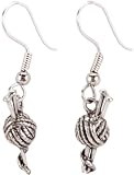French Wire Earrings-Knitting Needles