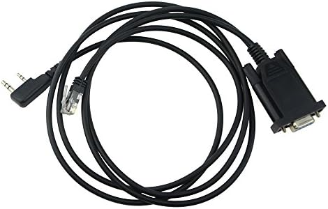 Bigstone 2in1 Programming Cable for BaoFeng KENWOOD Radio TM-271A TK-8108 Walkie Talkie Two Way Radio Mobile Radios Handheld Radios
