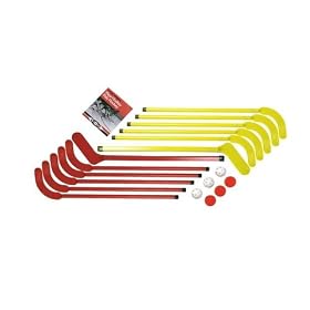 Sportime 111310971 Cosom Beginner Saf-T-Play Hockey Set by