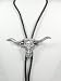 Diamondcut Pewter Longhorn Bolo Tie