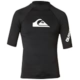 Quiksilver All Time Short Sleeve Rashguard -Kids Quiksilver All Time Short Sleeve Rashguard -Kids