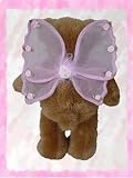 947 Teenie Teddies Pink Rosette Wings fits 7-8 animals like Webkinz L'il Kinz, Ty Beanie Babies, Fluff Factory and Teenie Teddies