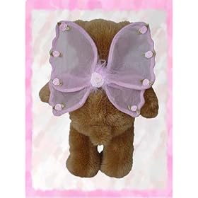 947 Teenie Teddies Pink Rosette Wings fits 7
