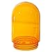 Smooth Round Top Cylinder - 3.25 in. Neck - Amber - American 507-13