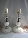 Set of 2 - Vintage Milk Glass Hobnail
