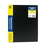 IMAGE OF C-Line Bound Sheet Protector Presentation Book, 12 Pocket, Holds up to 24 Pages, Letter Size, Black (33120)