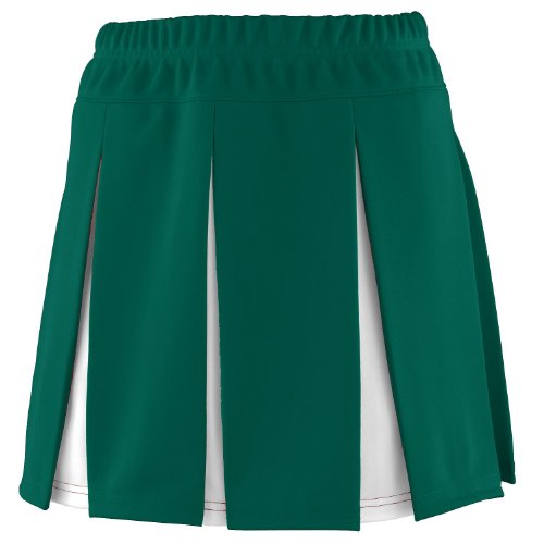 Augusta Sportswear Ladies Liberty Skirt, Dark Green White, Medium