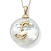 Mother-Of-Pearl 10k Dolphin Pendant