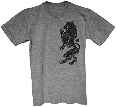 Devils May Care Men's "I am King" Unisex Graphic Tee Crew Neck XL Heather Grey