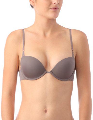 Calvin Klein underwear Damen BH/ Mit B&uuml;gel F3131E Envy Tailored Demi, Gr. 70D (32D), Braun Preisvergleich