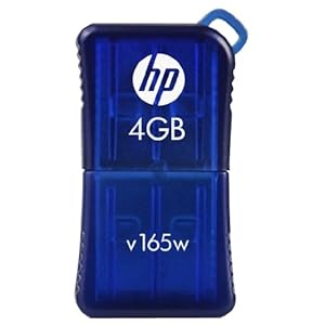 HP v165w 4 GB USB 2.0 Flash Drive P-FD4GBHP165-EF (Blue)