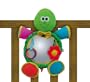 Edushape Turtle Shaped Soft Mirror Crib Toy