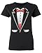 Classic Tuxedo Women's T-Shirt Funny Party Costume Women's T-Shirt Medium Black
