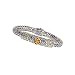 18K Yellow Gold and Sterling Silver 1 7/8 ct. Citrine Bracelet - 7.5''