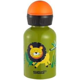 Sigg Jungle Fun Aluminium Water Bottle - Olive Green, 0.3 Litre