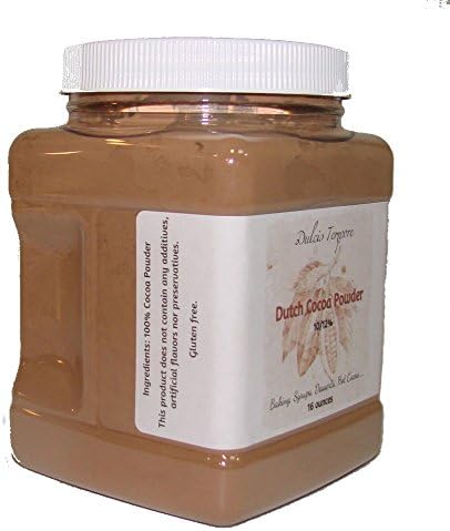 Gourmet Dutch Cocoa Powder (16 ounce plastic container)