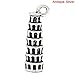 European Italy Leaning Tower of Pisa Charm Bead Spacer for snake Chain charm Bracelet