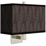 Stacy Garcia Fancy Fern Taupe Rectangular Shade Wall Sconce