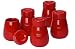 Image of Tyhpoon Buick Red Stoneware Herb Jars set of 5