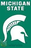 Michigan State Spartans 2 Sided Large House Flag Banner