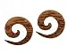 Organic Coco Spiral Taper/Tail, 6G (Sold As Pair)