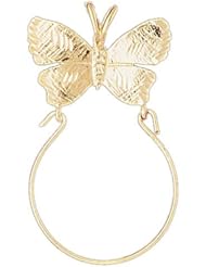 Dazzlers Solid 14k Gold Butterfly Holder Charm Pendant Available in three colors from jewelsberry (weights: 3.2 grams only)