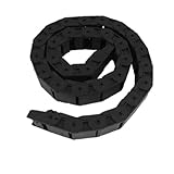 uxcell ケーブル ドラッグ チェーン 戦車チェーン 1.09M　 18 x 25mm プラスチック 1個