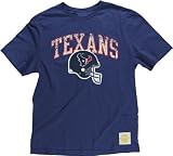 Houston Texans Button Hook Slimmer Fit Retro T Shirt By Reebok (S=34)