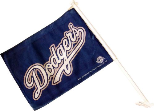 MLB L.A. Dodgers Auto Flag