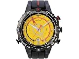 Timex Mens Expedition E Tide Temp Compass yellow dial black silicon strap - T49707ES