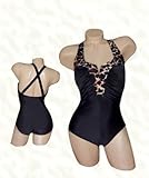 Carol Wior Slimsuit African Nights V-Wire Neckline Tank Style Swimsuit RETAIL VALUE $104